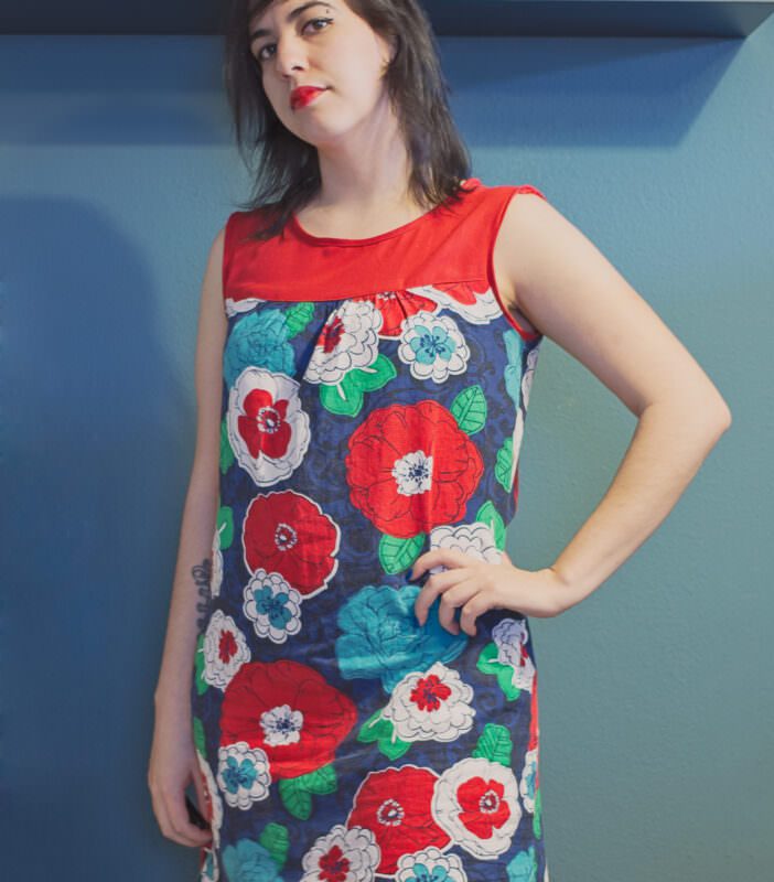 Ruby Dress: Hawaiian Flowers
