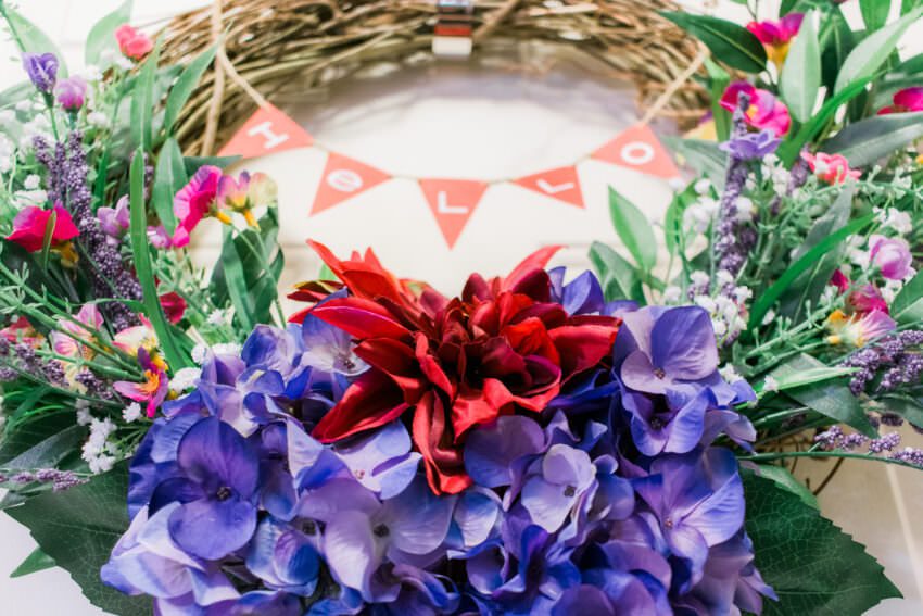 Hello Spring Wreath | katili*made | https://www.katilimade.com