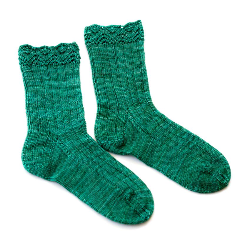 Aflight Lace Cuff Socks